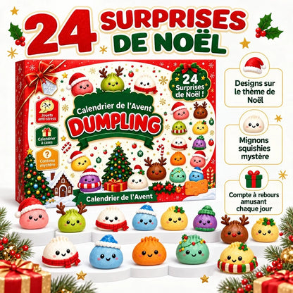 ⏳ Plus qu’un jour pour profiter de -49 %🥟Calendrier de l'Avent Dumpling Squishy 2026