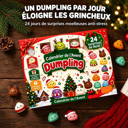 ⏳ Plus qu’un jour pour profiter de -49 %🥟Calendrier de l'Avent Dumpling Squishy 2026