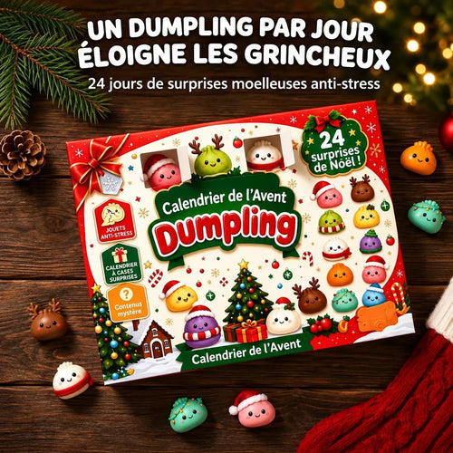 ⏳ Plus qu’un jour pour profiter de -49 %🥟Calendrier de l'Avent Dumpling Squishy 2026