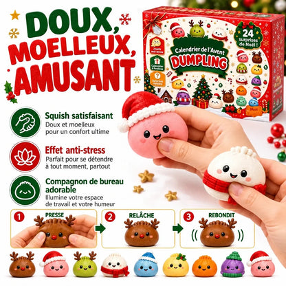 ⏳ Plus qu’un jour pour profiter de -49 %🥟Calendrier de l'Avent Dumpling Squishy 2026