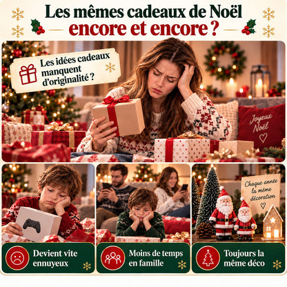 🔥🔥 Plus qu’un jour pour profiter de -49 % – 🎄 Kit DIY de constructions de Noël sur 12 jours | 12 modèles festifs à construire et à accrocher pour décorer le sapin, les couronnes et toute la maison 🧱